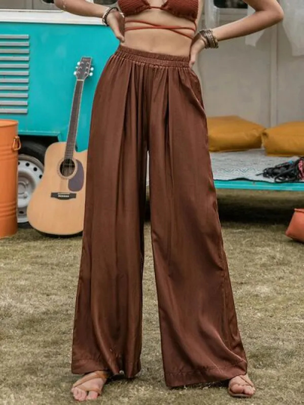High Waist Wide Leg Pants sold by Charming Charlie