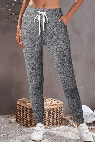 Drawstring Joggers with Pockets sold by Charming Charlie product image thumbnail 4
