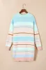 Color Block Pocketed Dropped Shoulder Cardigan sold by Charming Charlie