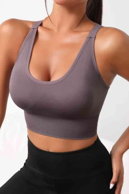 Scoop Neck Long Active Bra sold by Charming Charlie