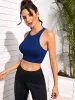 Cropped Round Neck Sports Tank Top sold by Charming Charlie