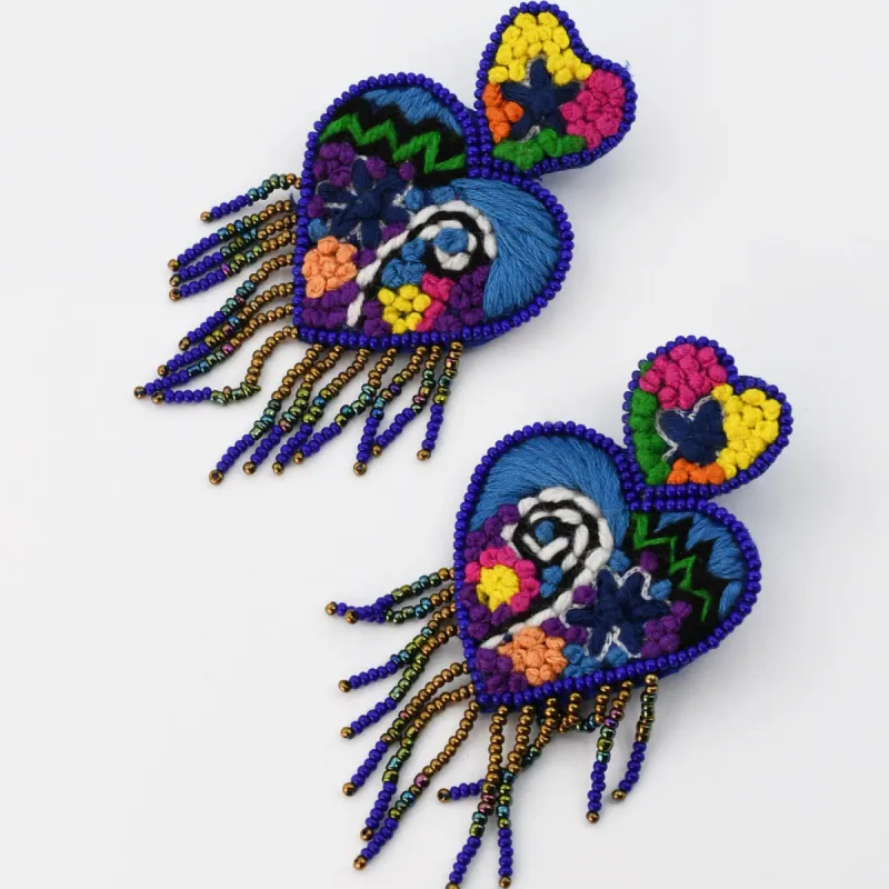 Heart Embroidery C6 sold by Charming Charlie