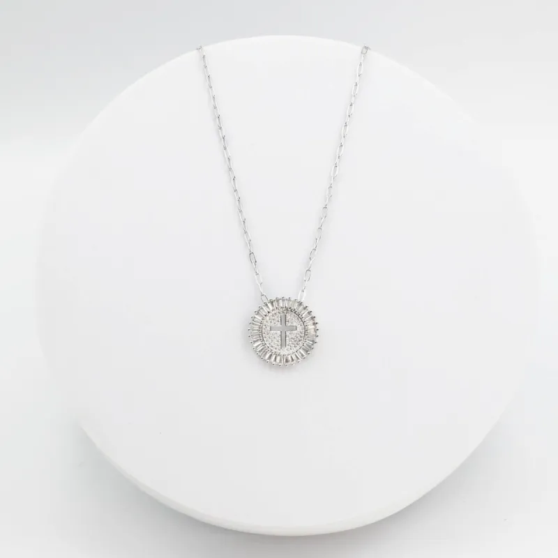 Grace Cross Silver I-26 sold by Charming Charlie