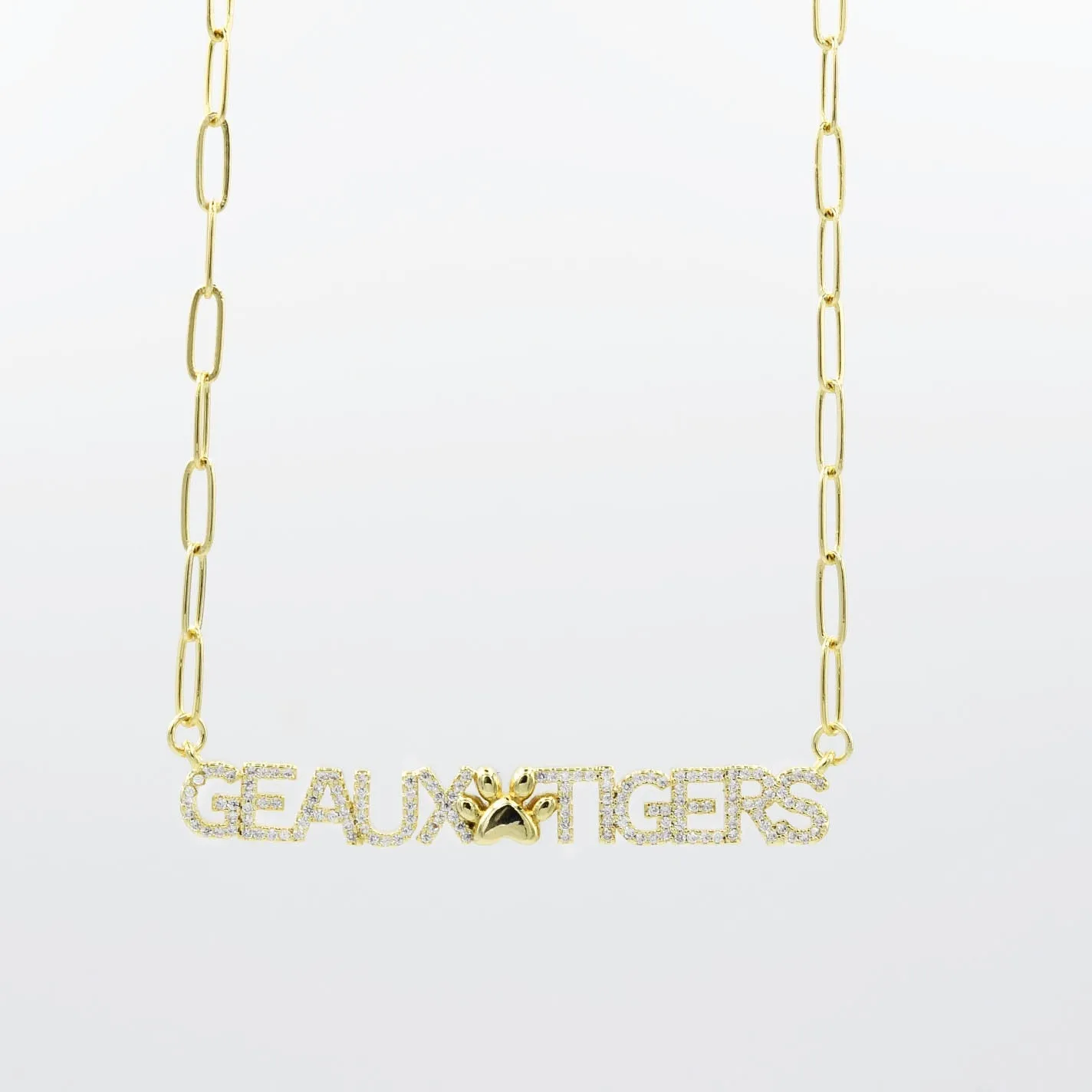 GEAUX TIGERS Gold sold by Charming Charlie product image thumbnail 2