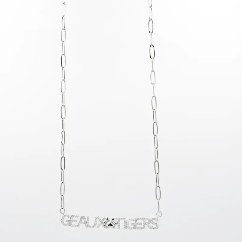 GEAUX TIGERS Silver sold by Charming Charlie
