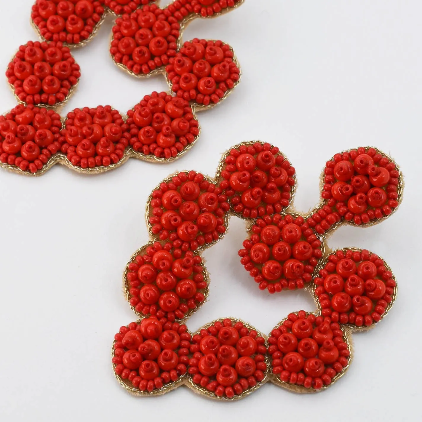 Red Heart Beaded C1 sold by Charming Charlie product image thumbnail 2