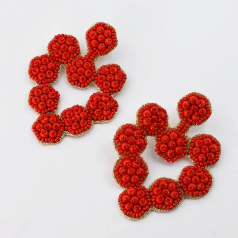 Red Heart Beaded C1 sold by Charming Charlie