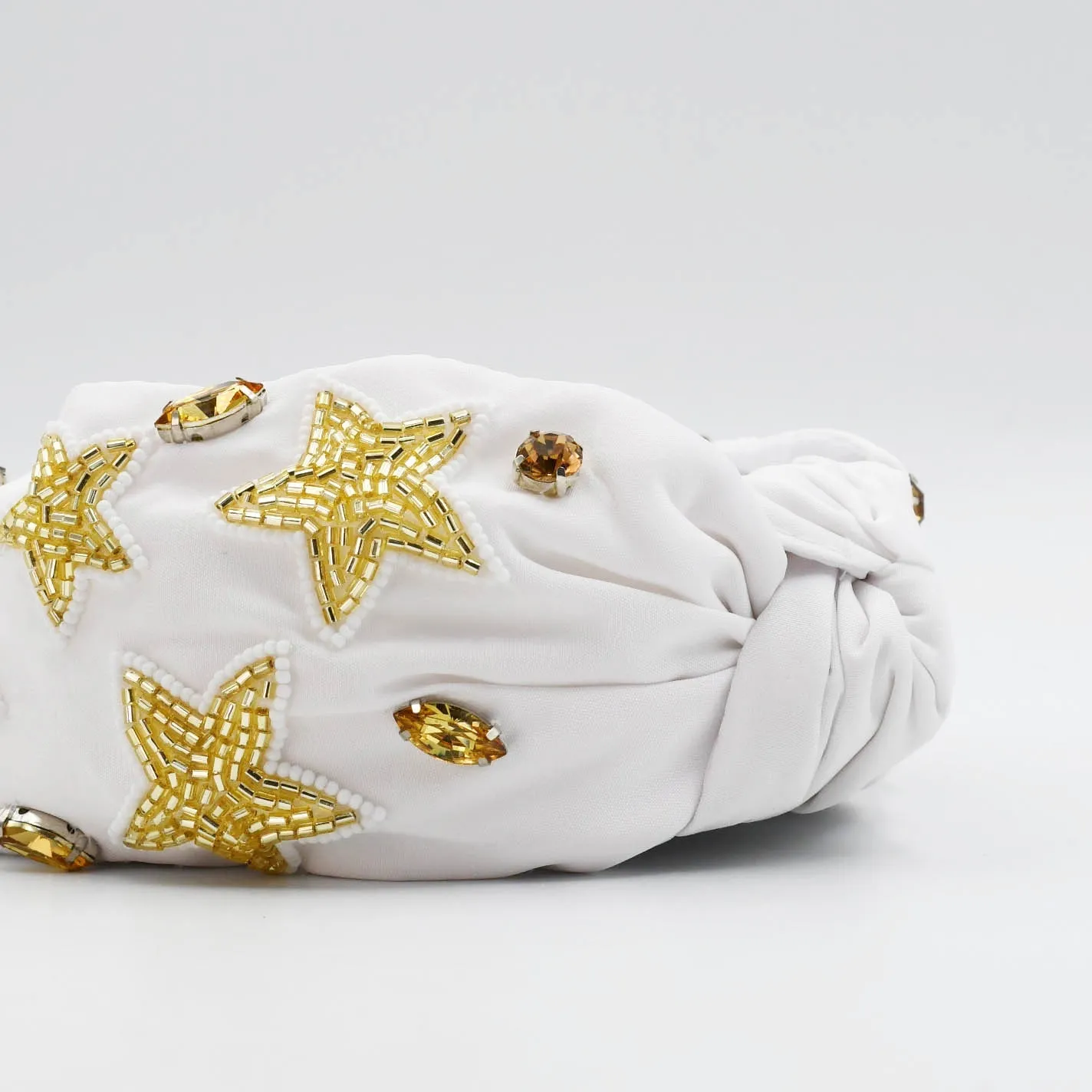 White/Gold Star Headband U42 sold by Charming Charlie product image thumbnail 2