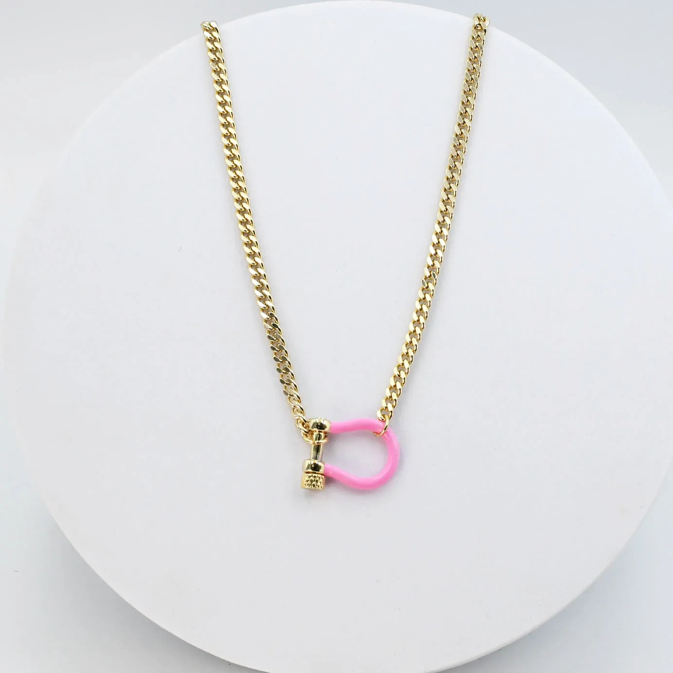 Pink Horseshoe L15 sold by Charming Charlie product image thumbnail 2