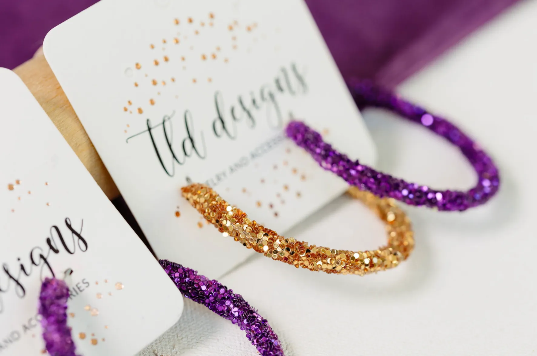 Mardi Gras Hoops sold by Charming Charlie product image thumbnail 2