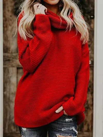 Turtleneck Dropped Shoulder Sweater sold by Charming Charlie product image thumbnail 5