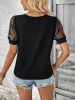 Bow Pattern V-Neck Short Sleeve T-Shirt sold by Charming Charlie