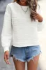 Textured Round Neck Dropped Shoulder T-Shirt sold by Charming Charlie