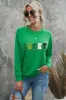 LUCKY Round Neck Raglan Sleeve Sweatshirt sold by Charming Charlie