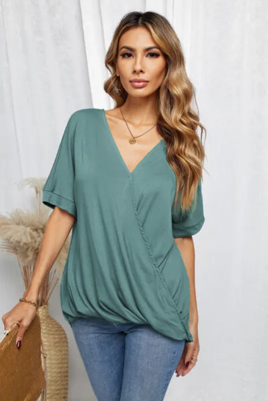 Surplice Half Sleeve T-Shirt sold by Charming Charlie
