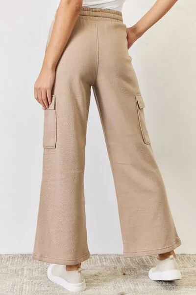 RISEN High Waist Cargo Wide Leg Pants sold by Charming Charlie product image thumbnail 2