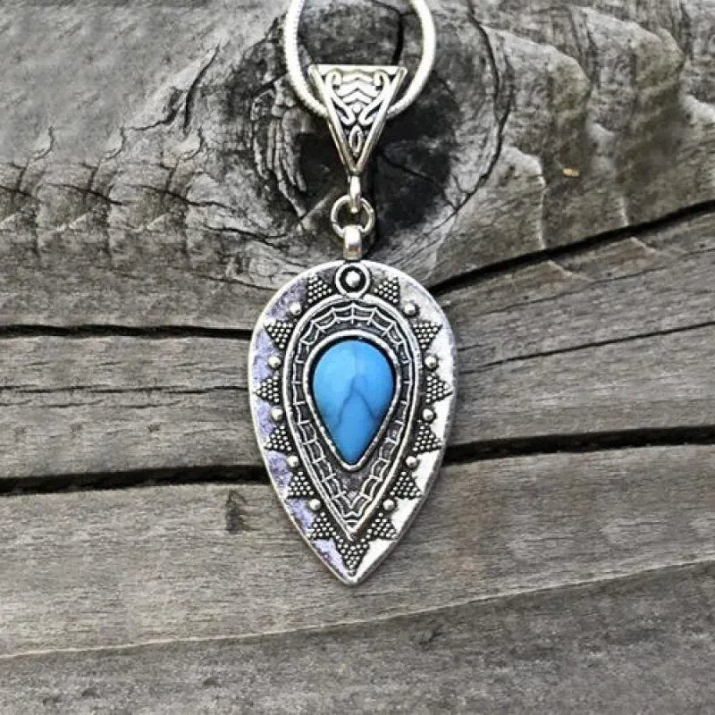 Geometric Alloy Pendant Necklace sold by Charming Charlie