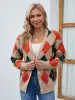 Plaid Contrast Button Up Cardigan sold by Charming Charlie