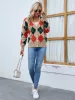 Plaid Contrast Button Up Cardigan sold by Charming Charlie
