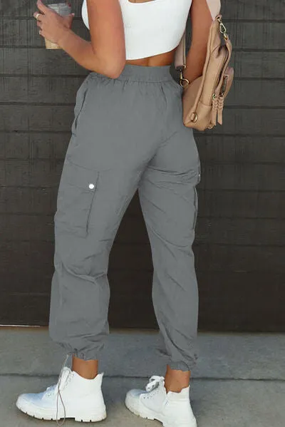 Drawstring Elastic Waist Pants with Pockets sold by Charming Charlie product image thumbnail 2