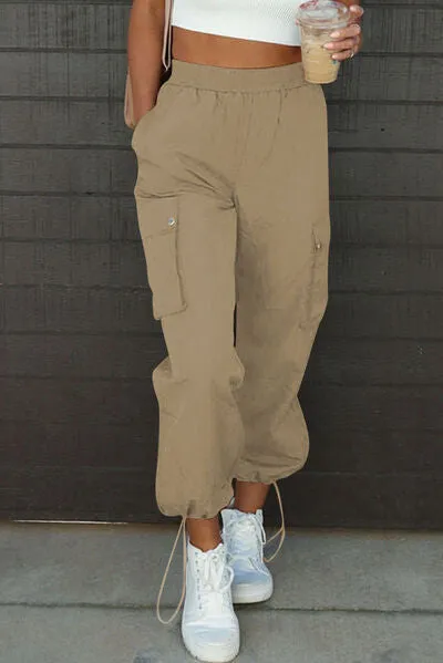 Drawstring Elastic Waist Pants with Pockets sold by Charming Charlie product image thumbnail 4