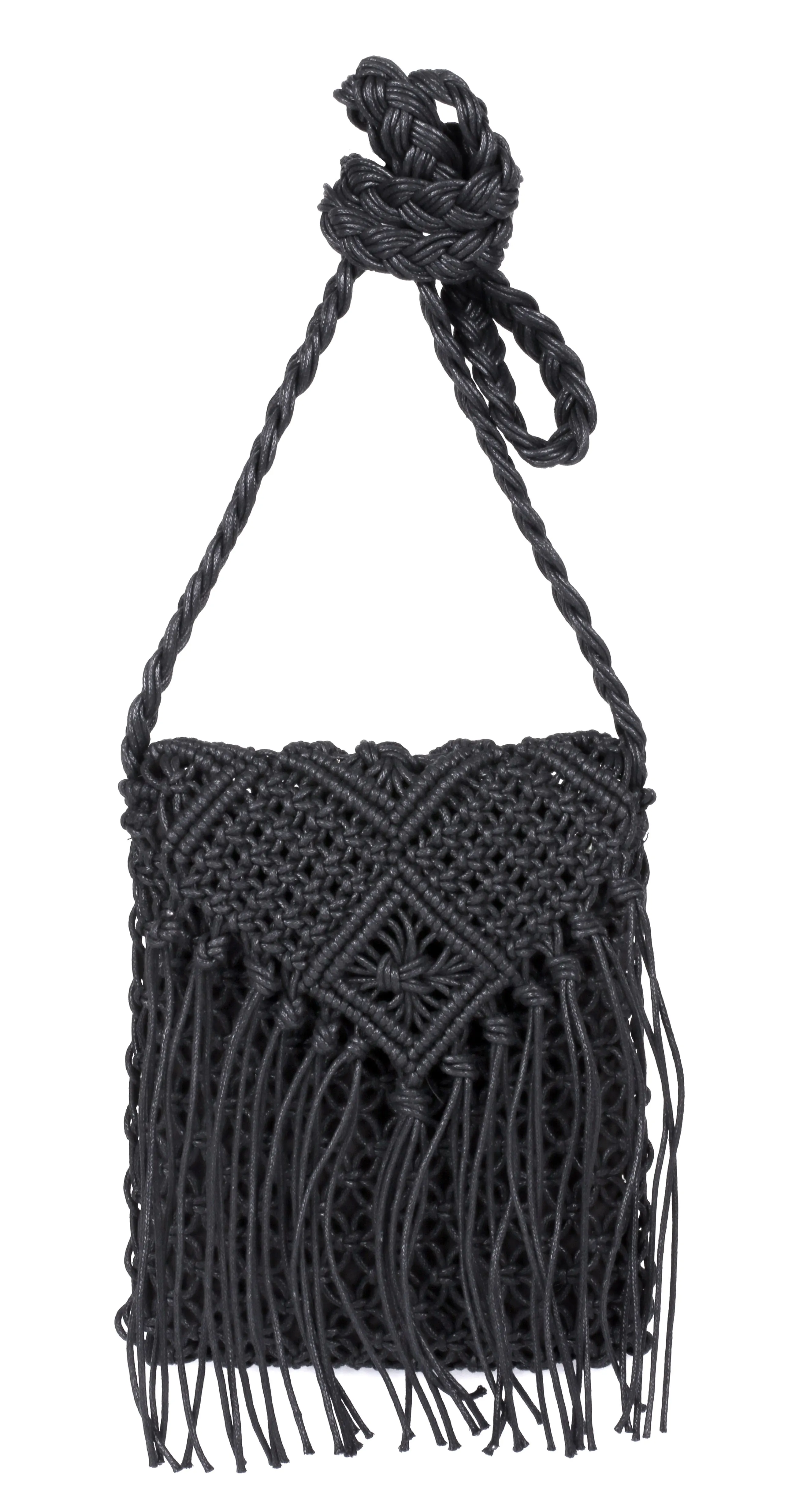 Boho Macrame Crossbody Bag III sold by Charming Charlie product image thumbnail 3