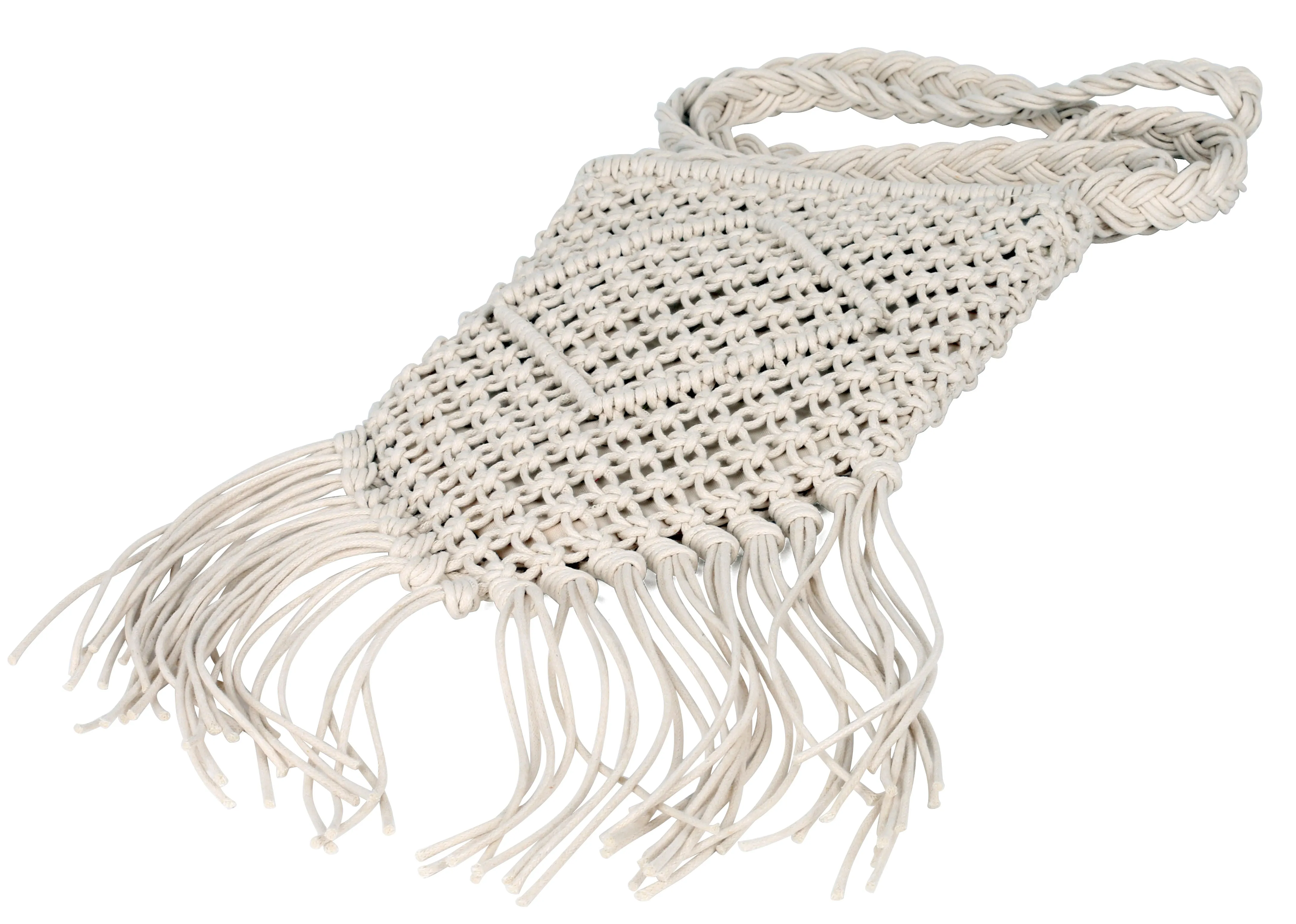 Boho Macrame Crossbody Bag II sold by Charming Charlie product image thumbnail 5