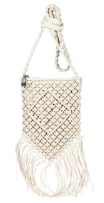 Boho Macrame Crossbody Bag II sold by Charming Charlie
