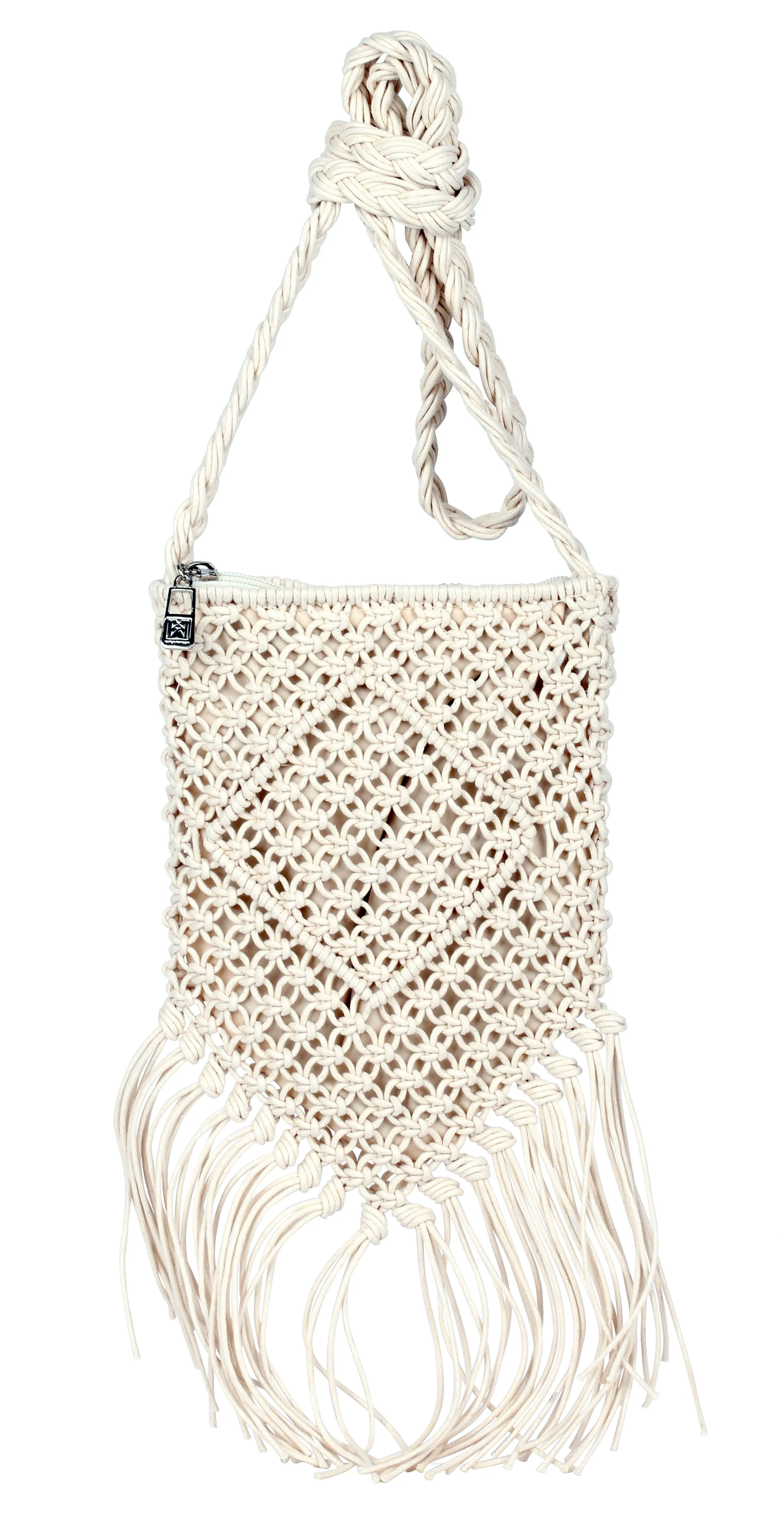 Boho Macrame Crossbody Bag II sold by Charming Charlie