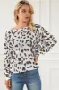 Leopard Boat Neck Long Sleeve Sweater sold by Charming Charlie