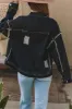 Button Up Raw Hem Distressed Denim Jacket sold by Charming Charlie