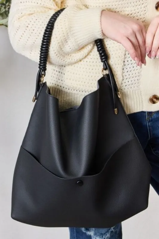 SHOMICO Vegan Leather Handbag with Pouch sold by Charming Charlie