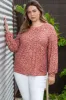 Plus Size Leopard Long Sleeve T-Shirt sold by Charming Charlie