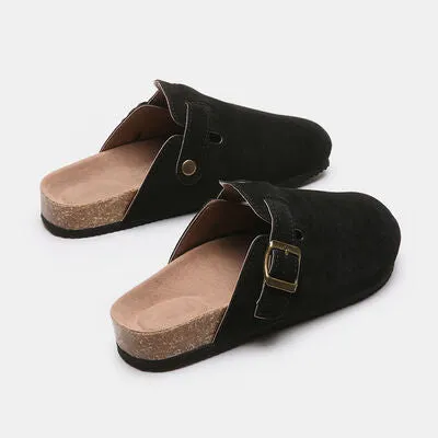 Suede Closed Toe Buckle Slide sold by Charming Charlie product image thumbnail 4