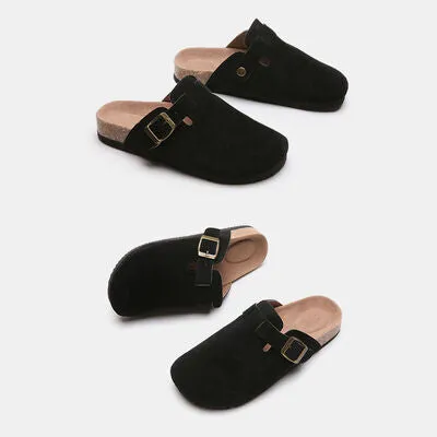 Suede Closed Toe Buckle Slide sold by Charming Charlie product image thumbnail 5
