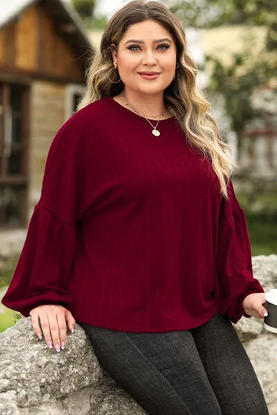 Plus Size Round Neck Dropped Shoulder T-Shirt sold by Charming Charlie product image thumbnail 5