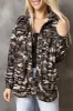 Camouflage Button Up Hooded Jacket sold by Charming Charlie