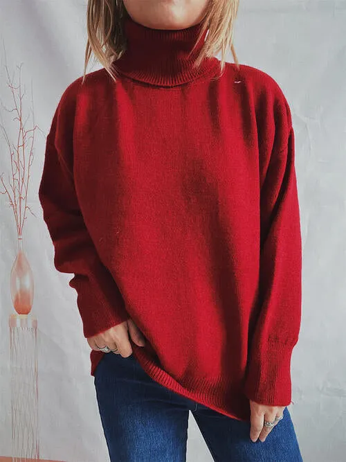 Turtleneck Long Sleeve Sweater sold by Charming Charlie product image thumbnail 5