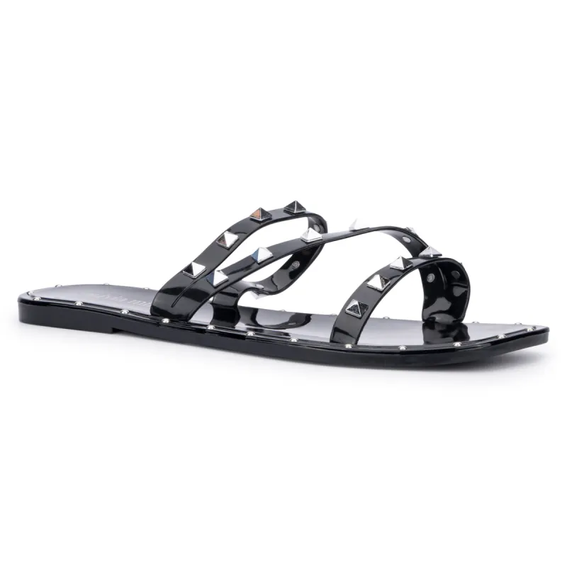 Amelia Studded Sandals sold by Charming Charlie