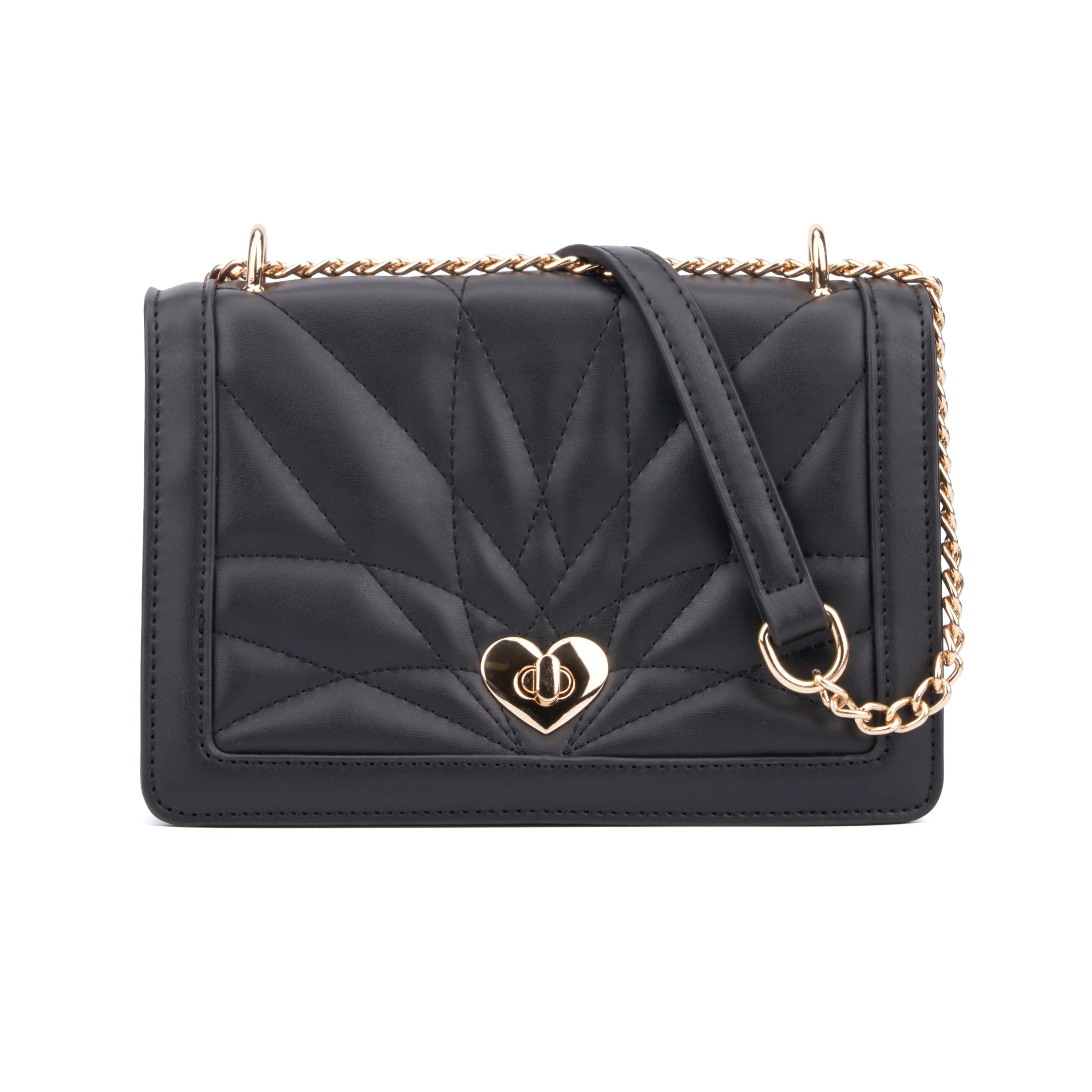 Women's Edna Quilted Heart Twist Lock Crossbody Bag sold by Charming Charlie product image thumbnail 2