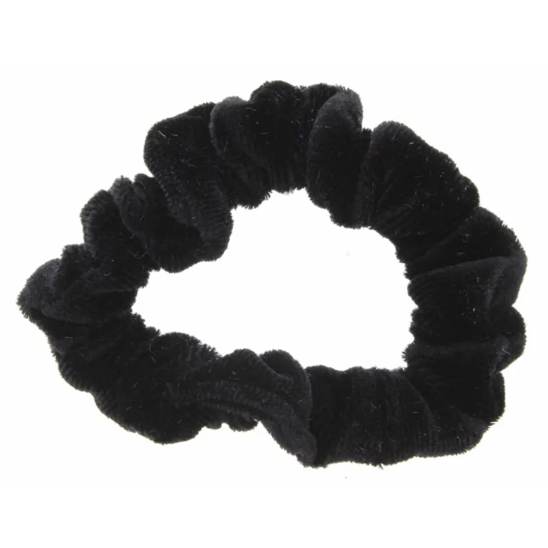 Jet Velvet Small Scrunchie sold by Charming Charlie