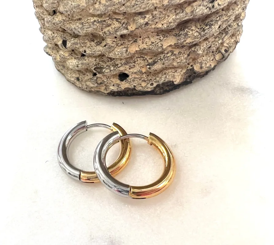 Two Tone Huggies sold by Charming Charlie