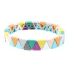 Multi Triangle Metal Shape Stretch Bracelet sold by Charming Charlie