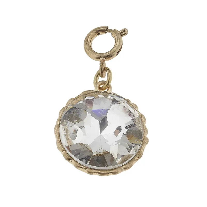 Round Sautered Gold Chandelier Charm sold by Charming Charlie