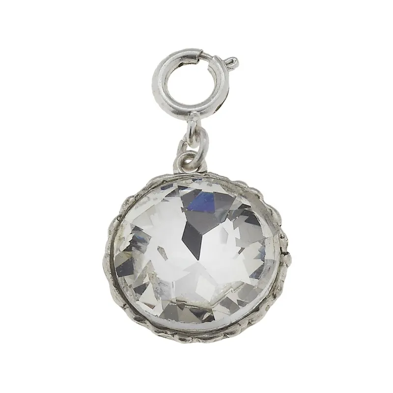 Round Sautered Silver Chandelier Charm sold by Charming Charlie