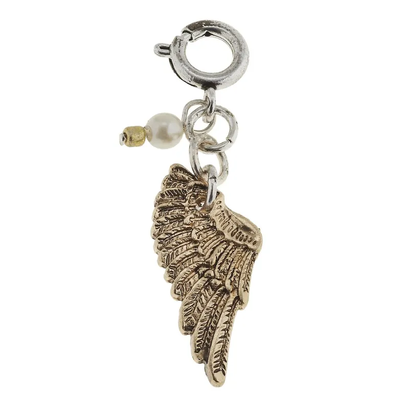 2-Tone Wing Charm sold by Charming Charlie