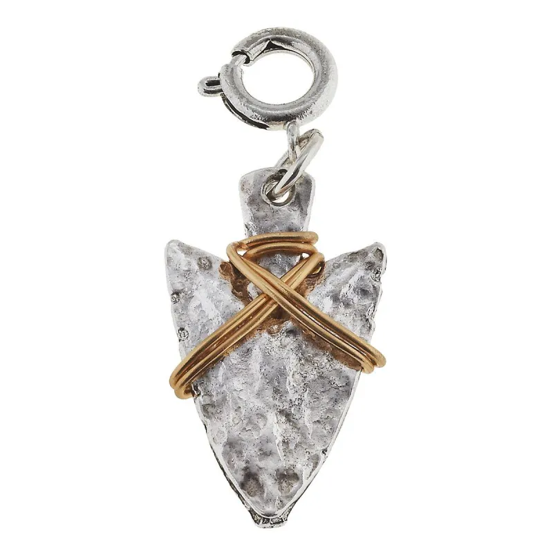 2-Tone Wire Wrapped Arrow Charm sold by Charming Charlie