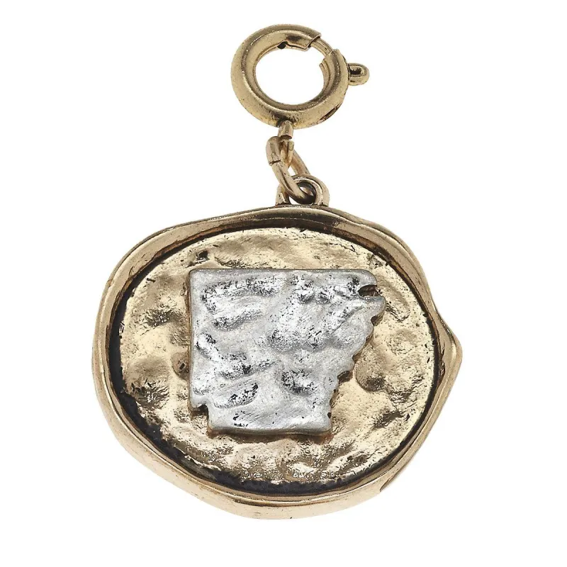2-Tone State Charm - Arkansas sold by Charming Charlie