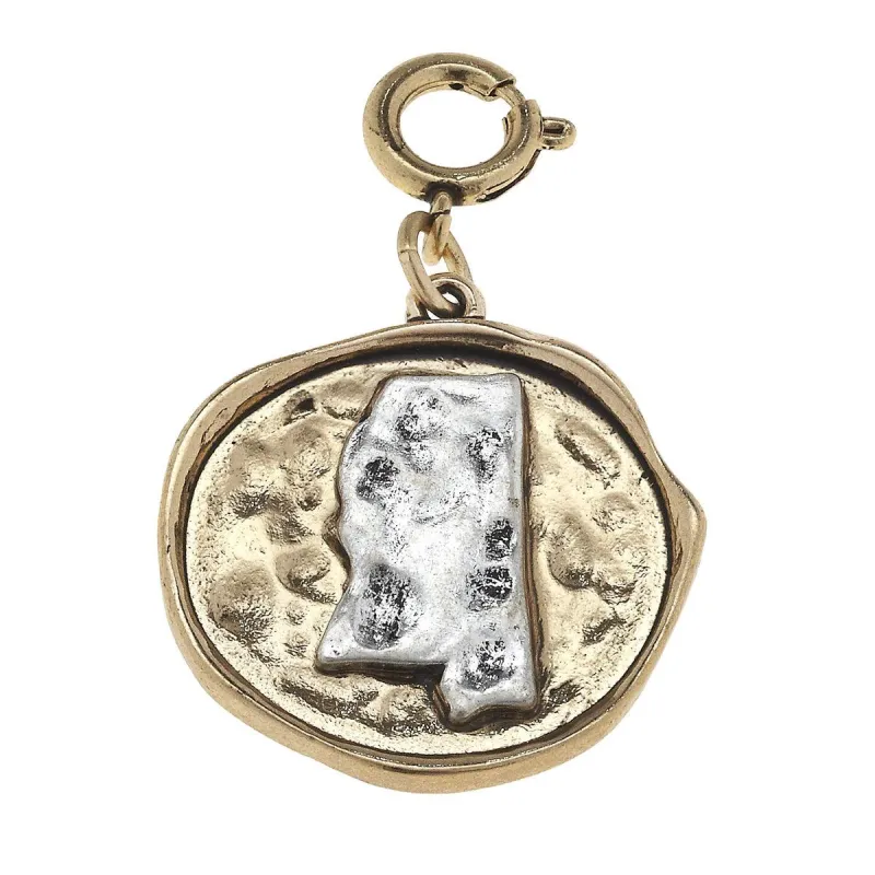 2-Tone State Charm - Mississippi sold by Charming Charlie
