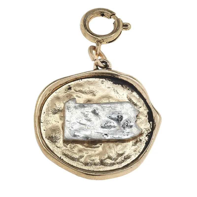 2-Tone State Charm - Pennsylvania sold by Charming Charlie